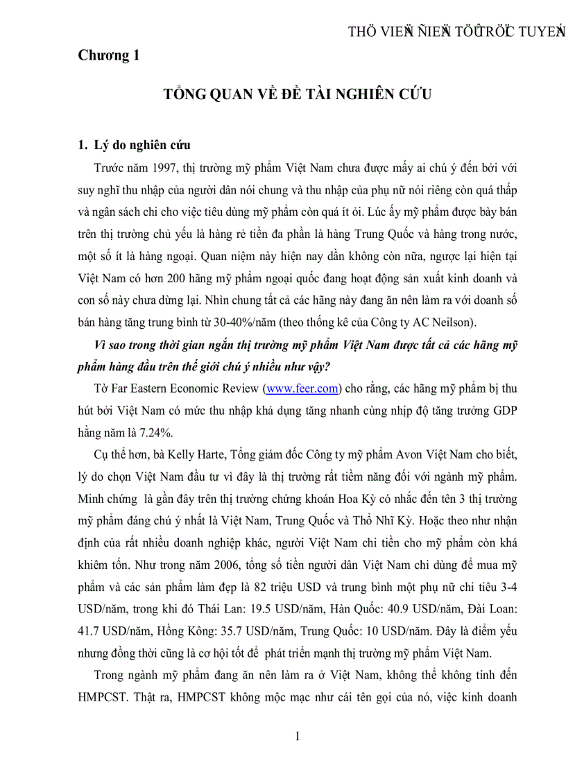 image for page Nghiên cứu các nhân tố tác động đến sự thỏa mãn của khách hàng khi mua hóa mỹ phẩm chăm sóc tóc