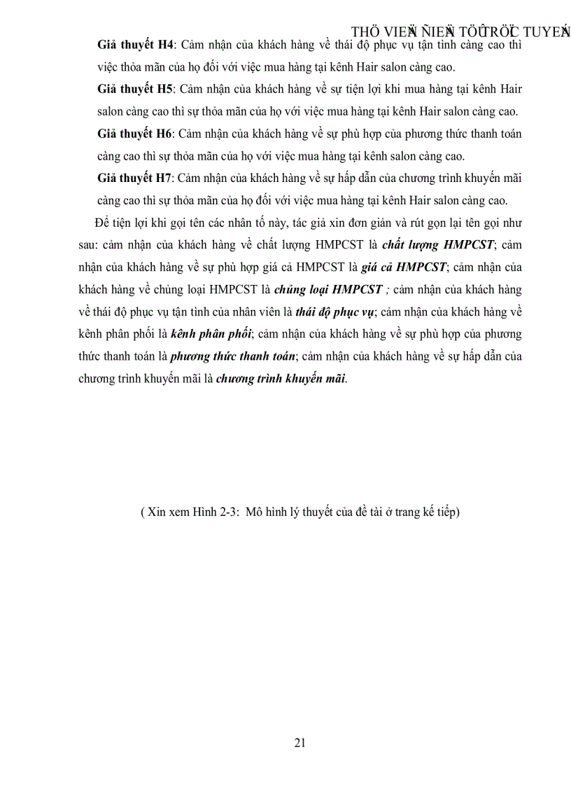 image for page Nghiên cứu các nhân tố tác động đến sự thỏa mãn của khách hàng khi mua hóa mỹ phẩm chăm sóc tóc