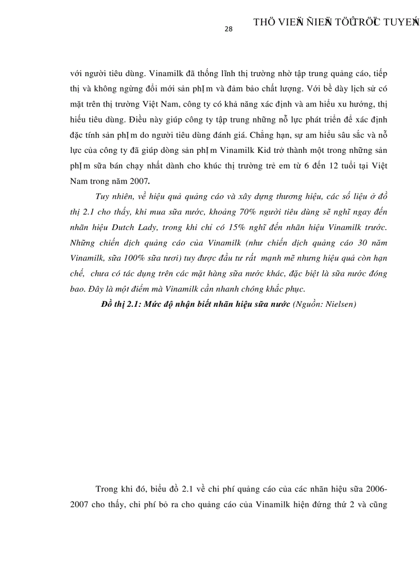 image for page Một số giải pháp nhằm thúc đẩy mức tăng trưởng cho sản phẩm sữa nước đóng chai của Vinamil đến năm 2015