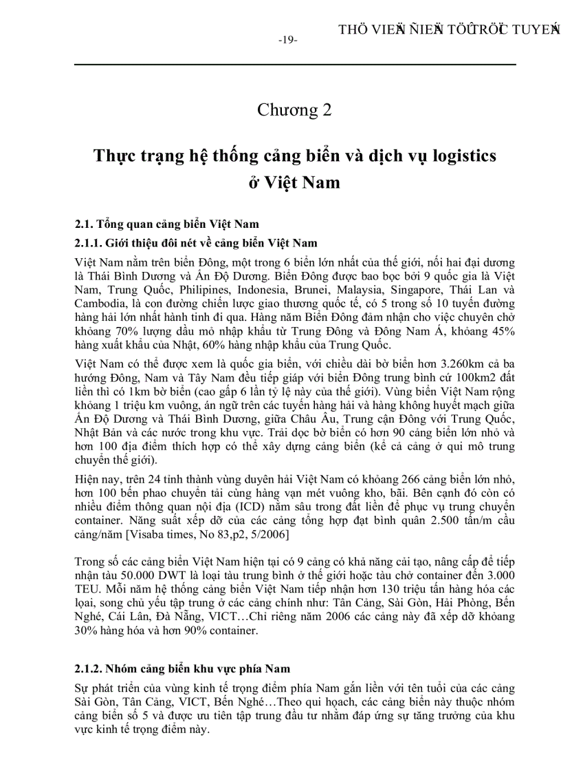 image for page Nâng cao năng lực hệ thống cảng container Việt Nam đảm bảo sự phát triển của dịch vụ logistics