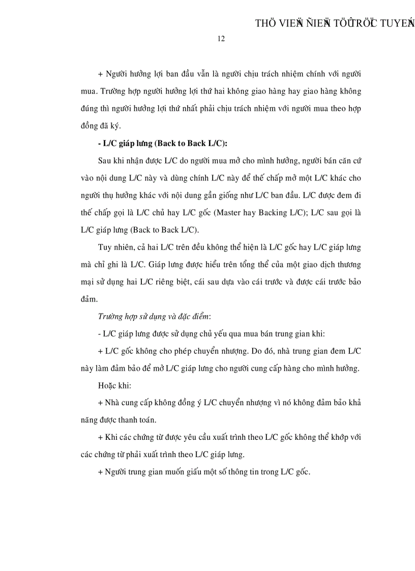 image for page Giải pháp phòng ngừa rủi ro trong thanh toán xuất khẩu bằng phương thức tín dụng chứng từ tại Sở giao dịch II Ngân hàng Công thương Việt Nam