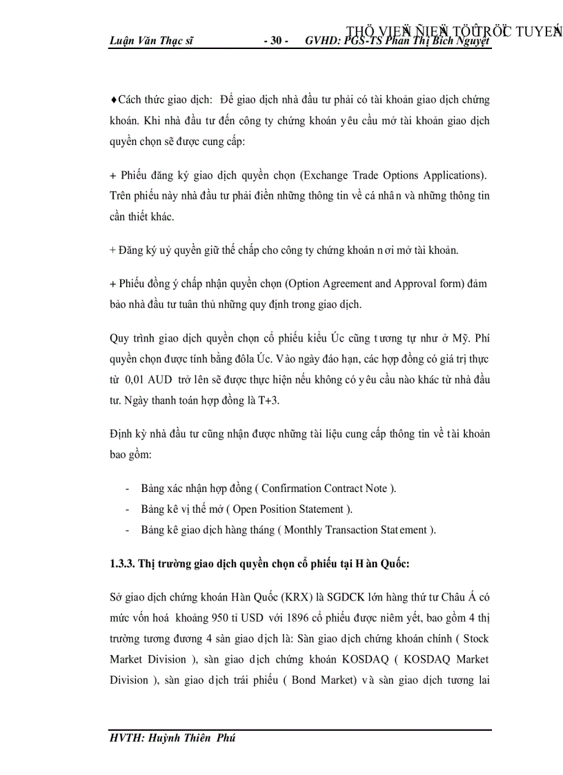 image for page Triển khai quyền chọn cổ phiếu trên thị trường chứng khoán Việt Nam