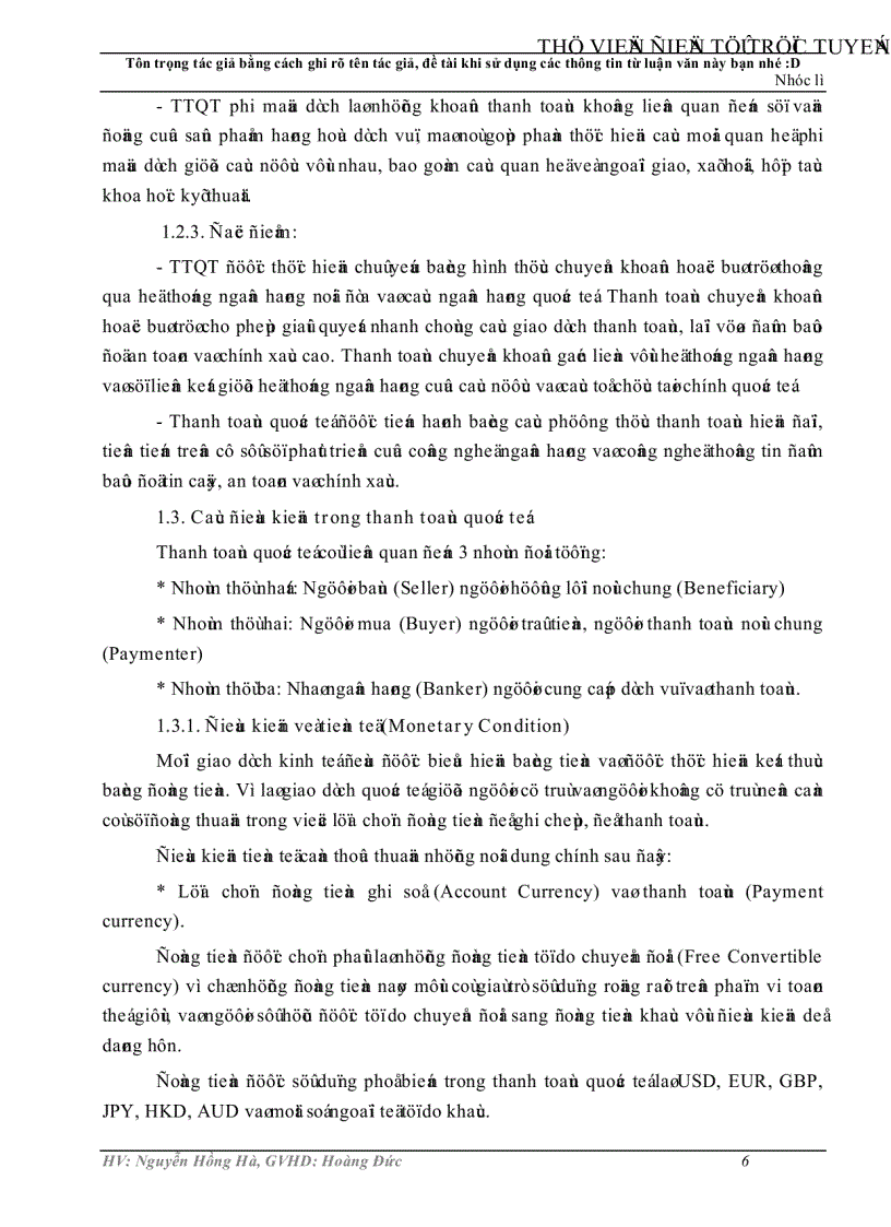 image for page Phát triển nghiệp vụ thanh toán xuất nhập khẩu bằng phương thức tín dụng chứng từ tại Ngân hàng Công thương chi nhánh Trà Vinh
