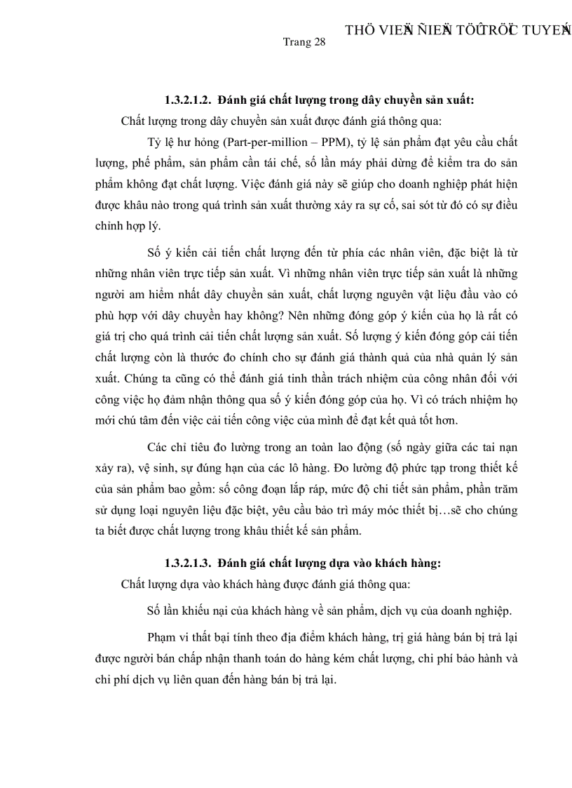 image for page Vận dụng kế toán quản trị vào việc kiểm soát chất lượng toàn diện tại các doanh nghiệp sản xuất giày dép ở thành phố Hồ Chí Minh
