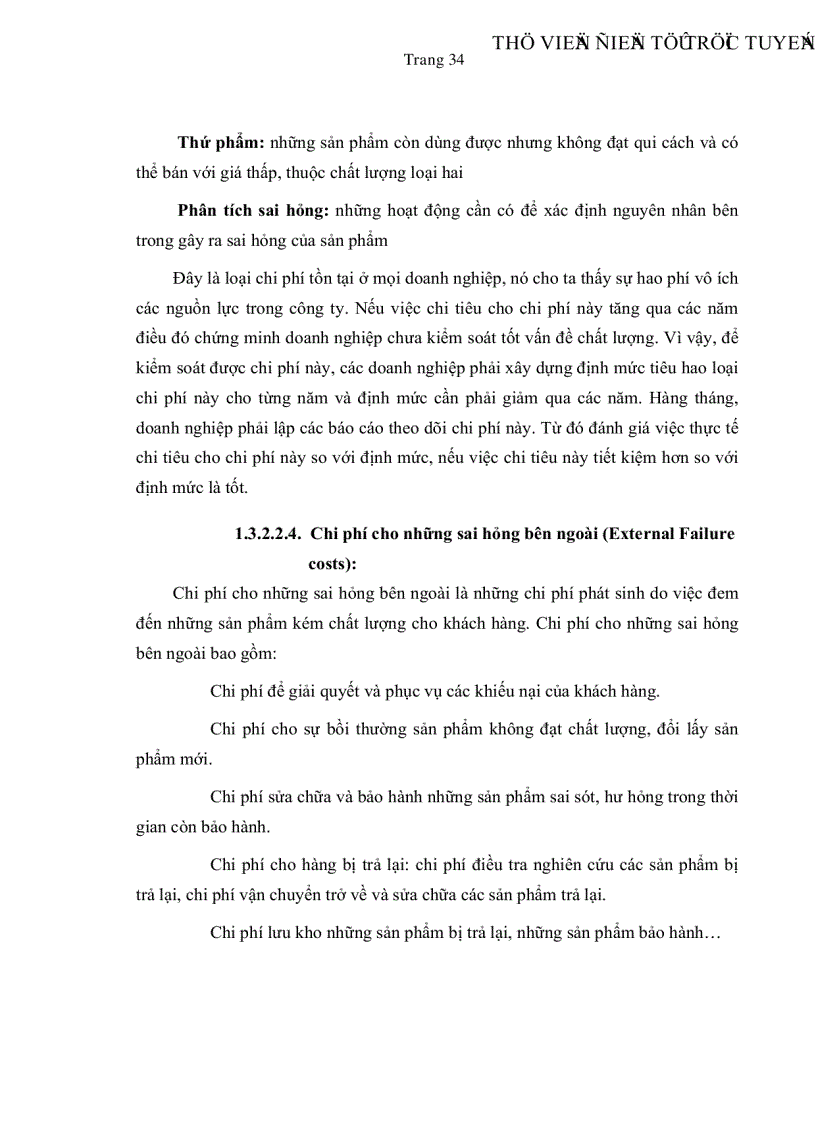 image for page Vận dụng kế toán quản trị vào việc kiểm soát chất lượng toàn diện tại các doanh nghiệp sản xuất giày dép ở thành phố Hồ Chí Minh