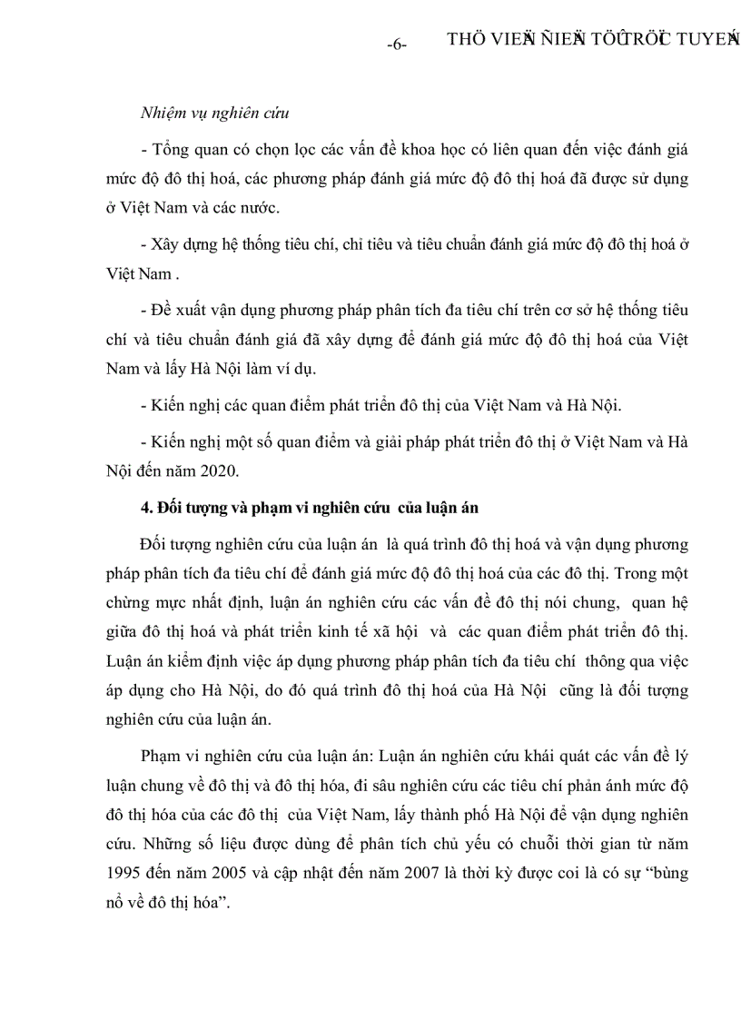 image for page Vận dụng phương pháp phân tích đa tiêu chí đánh giá mức độ đô thị hoá nhằm góp phần xây dựng các quan điểm phát triển đô thị ở Việt Nam đến năm 2020 lấy Hà Nội làm ví dụ