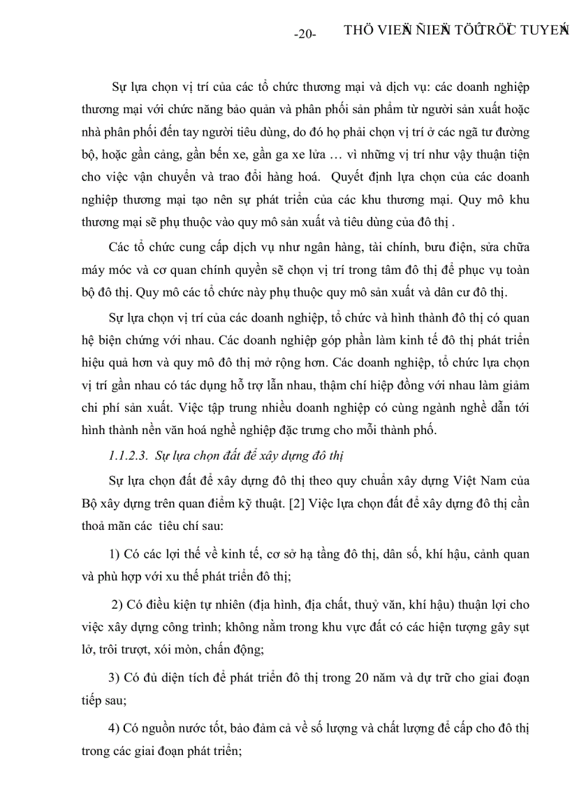 image for page Vận dụng phương pháp phân tích đa tiêu chí đánh giá mức độ đô thị hoá nhằm góp phần xây dựng các quan điểm phát triển đô thị ở Việt Nam đến năm 2020 lấy Hà Nội làm ví dụ