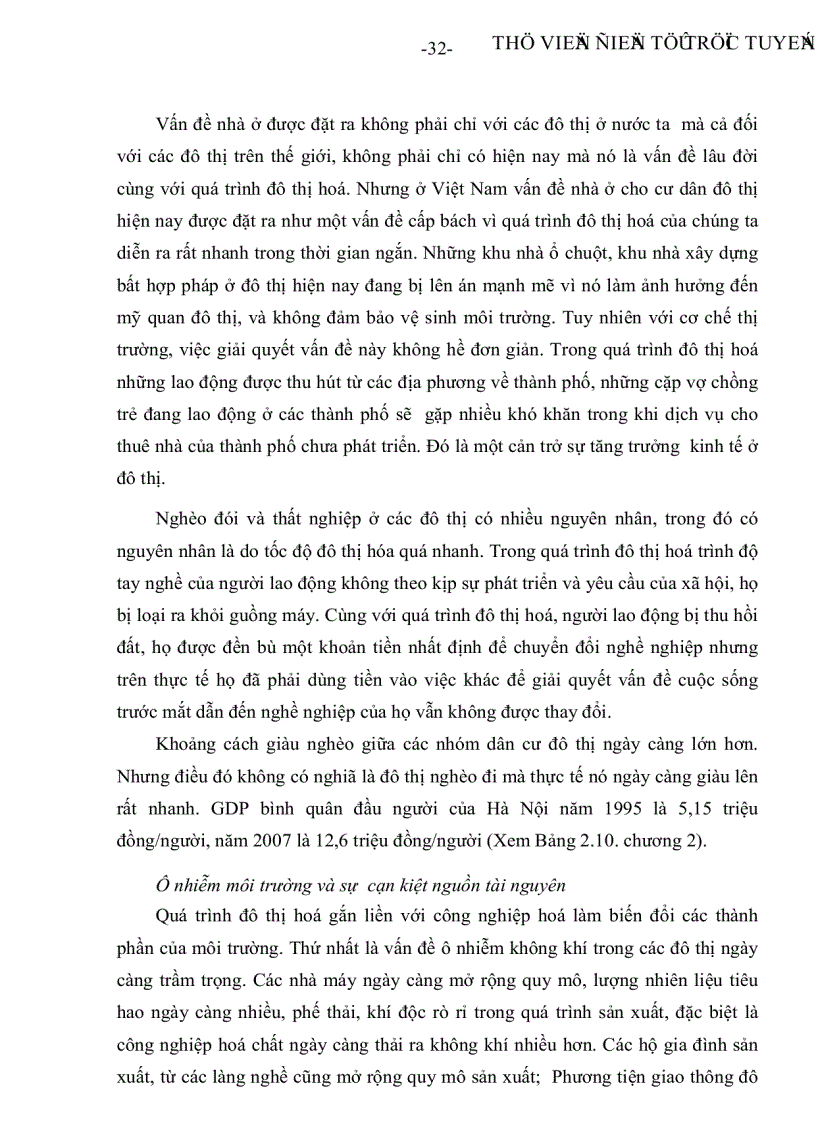 image for page Vận dụng phương pháp phân tích đa tiêu chí đánh giá mức độ đô thị hoá nhằm góp phần xây dựng các quan điểm phát triển đô thị ở Việt Nam đến năm 2020 lấy Hà Nội làm ví dụ