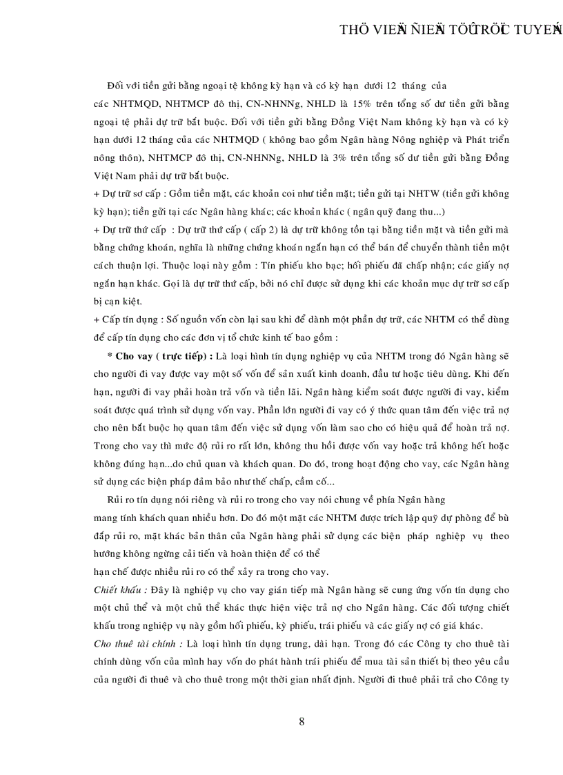 image for page Phân tích và đánh giá thực trạng và một số giải pháp cơ bản để nâng cao hiệu quả hoạt động của hệ thống ngân hàng thương mại trên địa bàn Tp Hồ Chí Minh trong thời gian