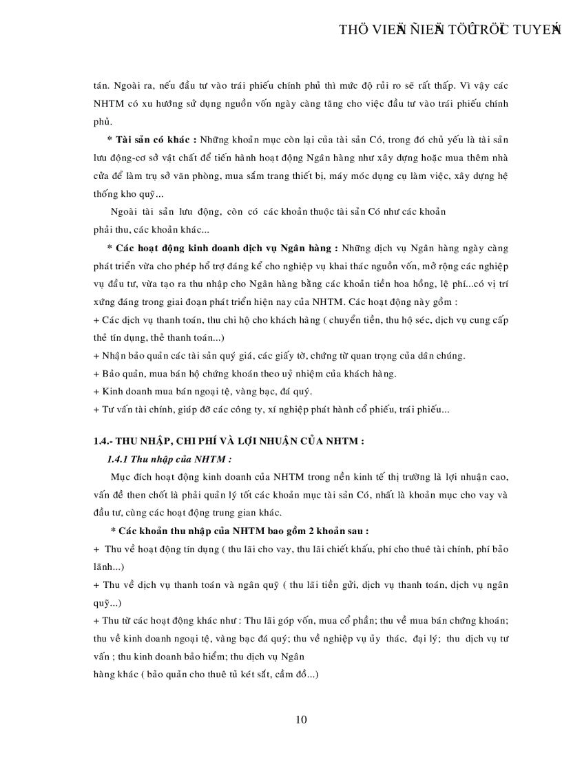 image for page Phân tích và đánh giá thực trạng và một số giải pháp cơ bản để nâng cao hiệu quả hoạt động của hệ thống ngân hàng thương mại trên địa bàn Tp Hồ Chí Minh trong thời gian