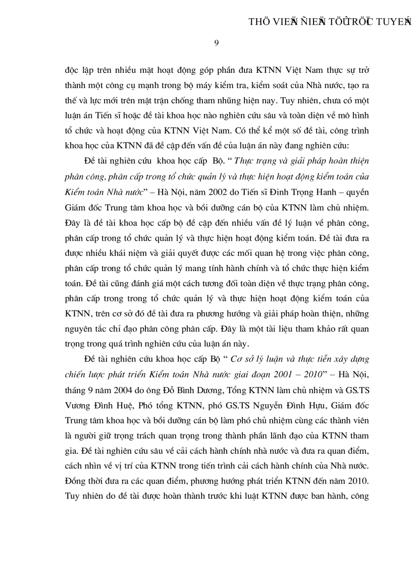 image for page Đánh giá thực trạng phương hướng và giải pháp hoàn thiện mô hình tổ chức và cơ chế hoạt động kiểm toán Nhà nước