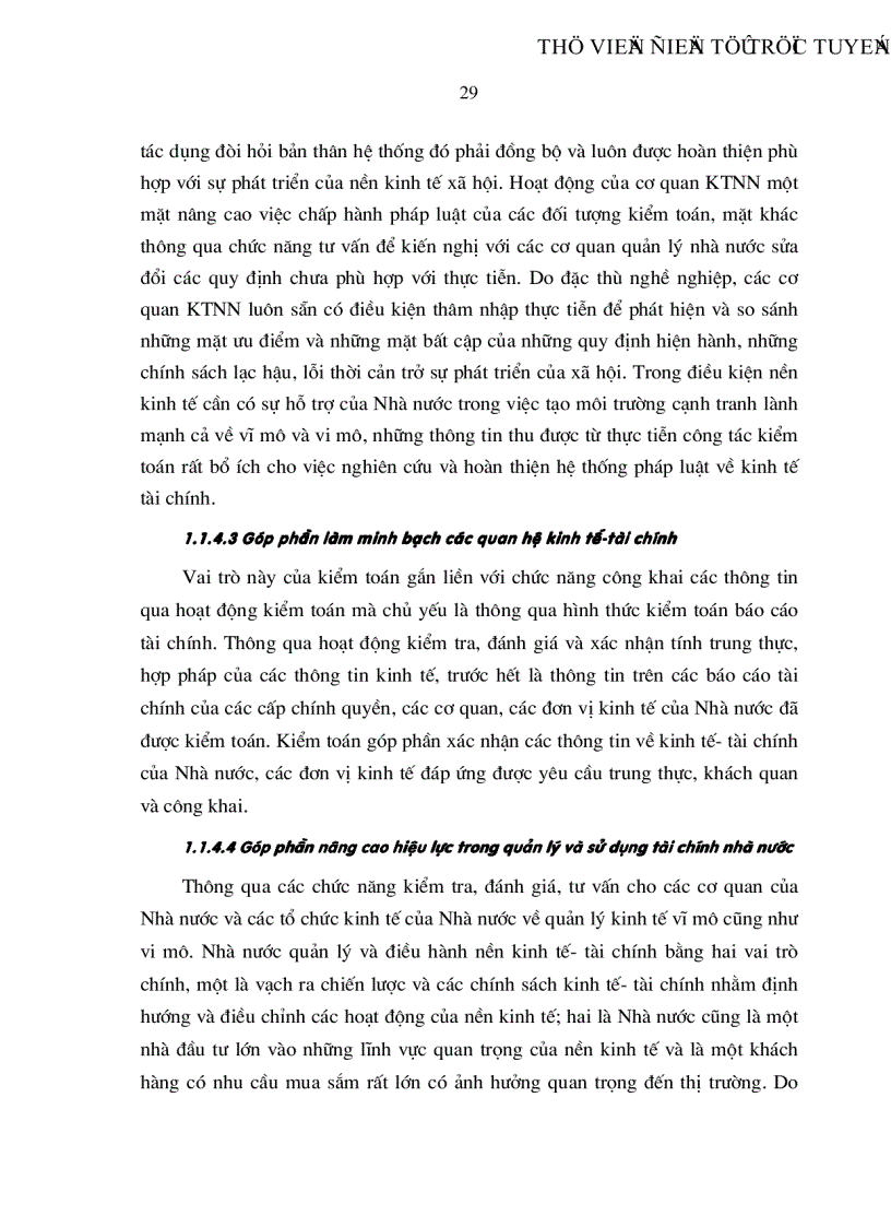 image for page Đánh giá thực trạng phương hướng và giải pháp hoàn thiện mô hình tổ chức và cơ chế hoạt động kiểm toán Nhà nước