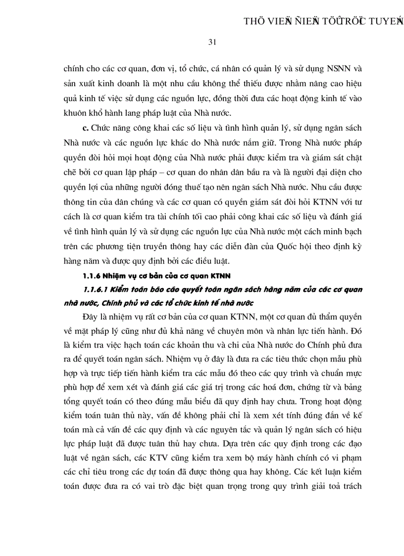 image for page Đánh giá thực trạng phương hướng và giải pháp hoàn thiện mô hình tổ chức và cơ chế hoạt động kiểm toán Nhà nước