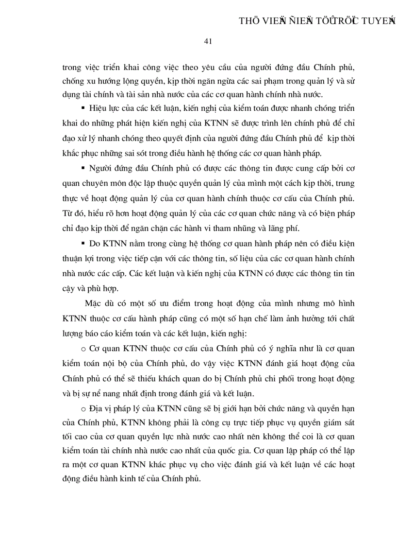 image for page Đánh giá thực trạng phương hướng và giải pháp hoàn thiện mô hình tổ chức và cơ chế hoạt động kiểm toán Nhà nước