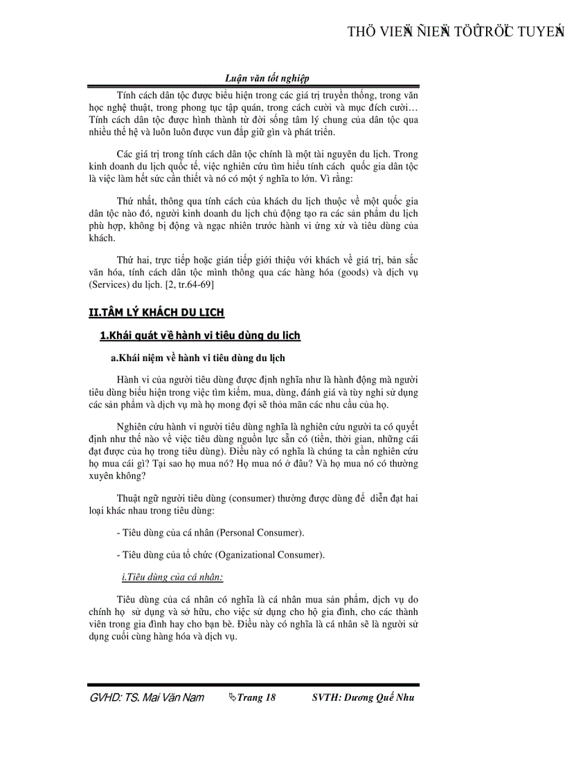 image for page Đánh giá mức thỏa mãn nhu cầu khách quốc tế của du lịch Cần Thơ và một số biện pháp thu hút khách du lịch đến Cần Thơ