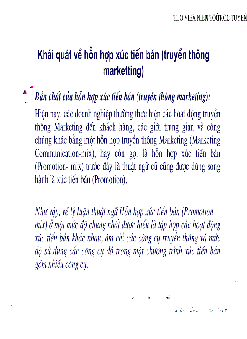 image for page Nghiên cứu đề xuất giải pháp nhằm hoàn thiện hoạt động xúc tiến bán đối với các dịch vụ viễn thông tin học của tập đoàn bưu chính viễn thông việt nam