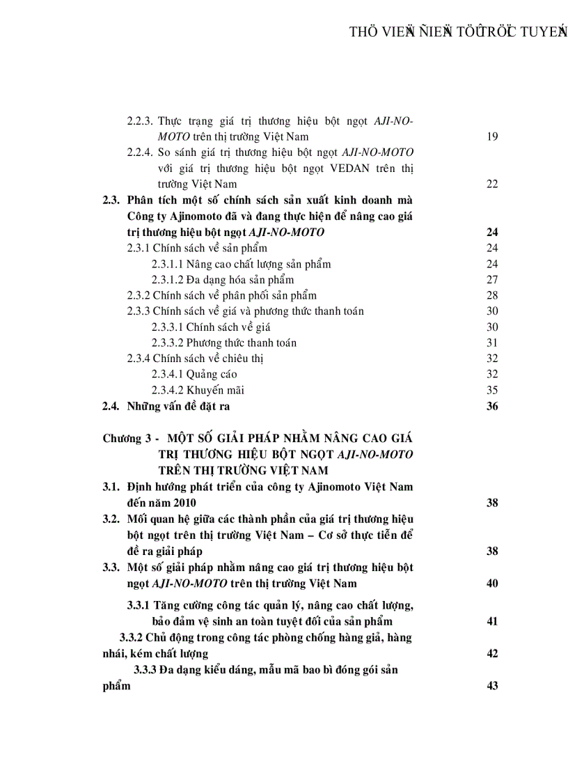 image for page Một số giải pháp nâng cao giá trị thương hiệu bột ngọt Aji Nomoto trên thị trường Việt Nam