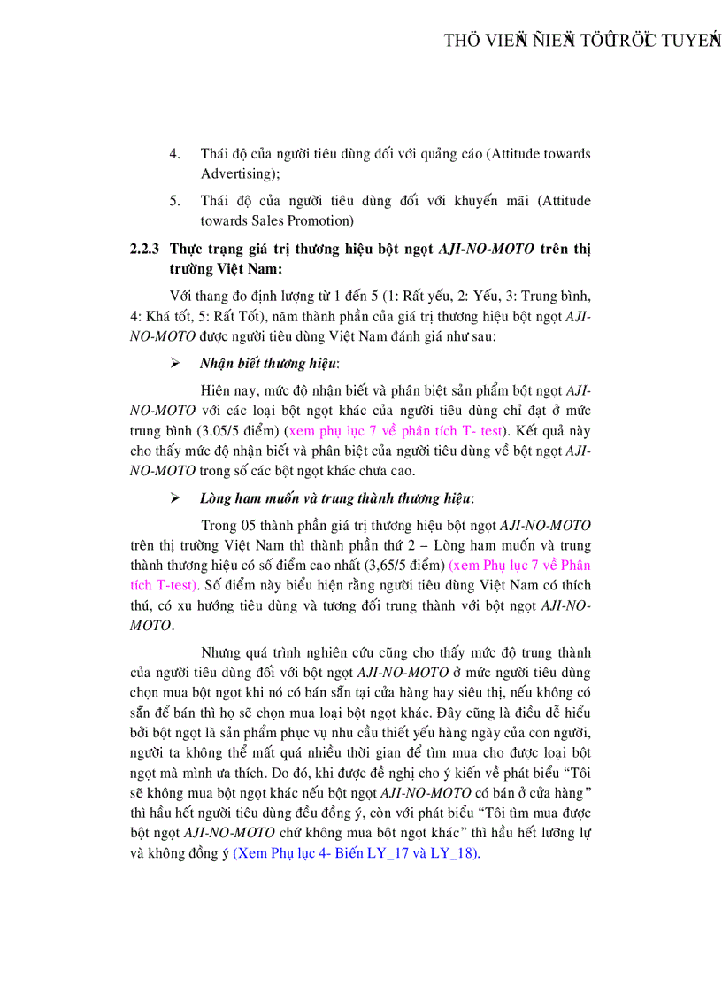 image for page Một số giải pháp nâng cao giá trị thương hiệu bột ngọt Aji Nomoto trên thị trường Việt Nam