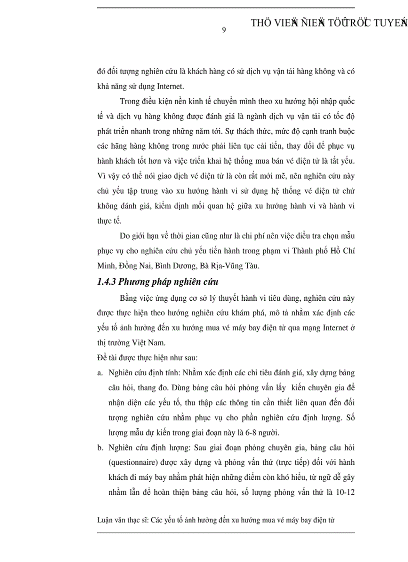 image for page Các yếu tố ảnh hưởng đến xu hướng mua vé máy bay điện tử