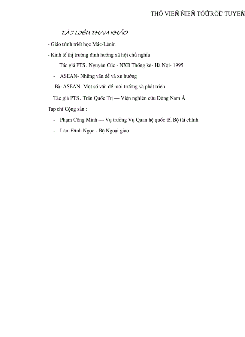 image for page Quan hệ lượng chất nhân quả và thực trạng của nền Kinh Tế Việt Nam trước xu thế toàn cầu hoá