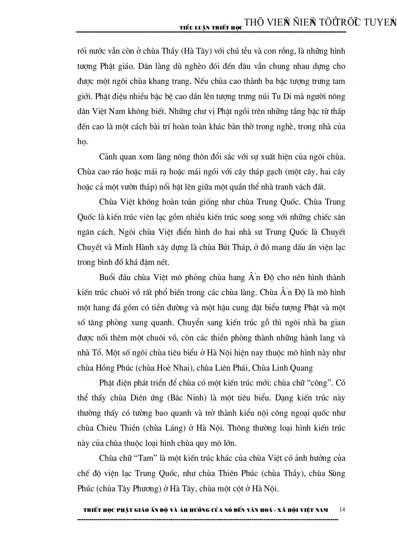 image for page Triết Học Phật GIáo Ấn Độ Và ảnh hưởng của nó đến văn hoá xã hội việt nam