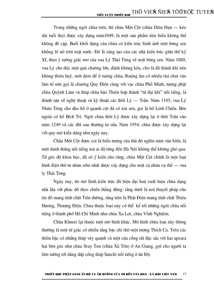 image for page Triết Học Phật GIáo Ấn Độ Và ảnh hưởng của nó đến văn hoá xã hội việt nam