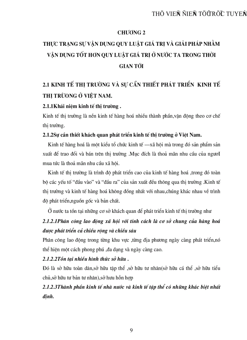 image for page Quy luật giá trị và vai trò của nó trong nền Kinh Tế Thị Trường Thực trạng sự vận dụng quy luật giá trị trong nền kinh tế thị trường và giải pháp nhằm vận dụng tốt hơn quy luật giá