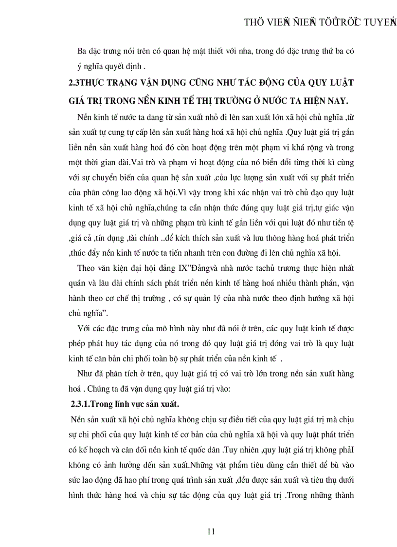 image for page Quy luật giá trị và vai trò của nó trong nền Kinh Tế Thị Trường Thực trạng sự vận dụng quy luật giá trị trong nền kinh tế thị trường và giải pháp nhằm vận dụng tốt hơn quy luật giá
