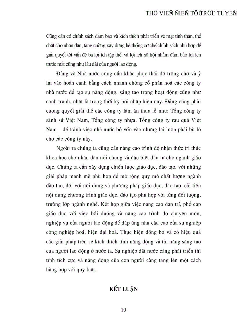 image for page Phân tích mối quan hệ giữa vật chất và ý thức vận dụng vào việc xây dựng xã hội chủ nghĩa ở nước ta