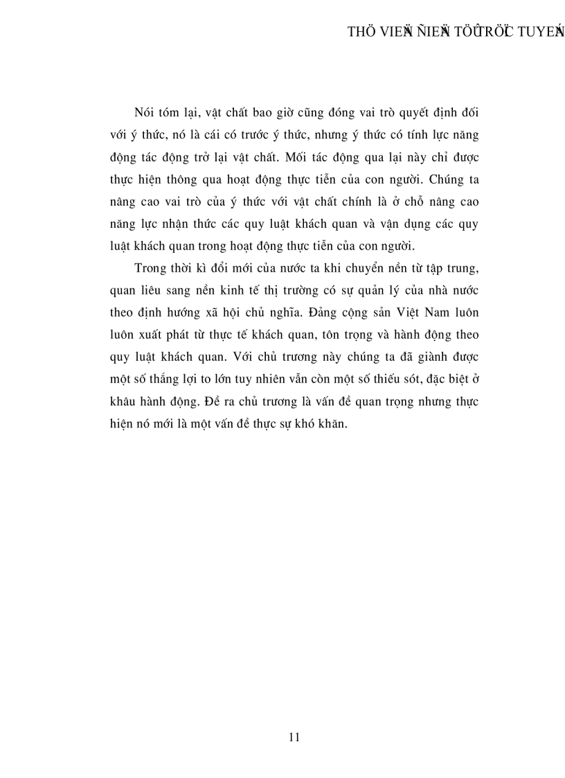 image for page Phân tích mối quan hệ giữa vật chất và ý thức vận dụng vào việc xây dựng xã hội chủ nghĩa ở nước ta