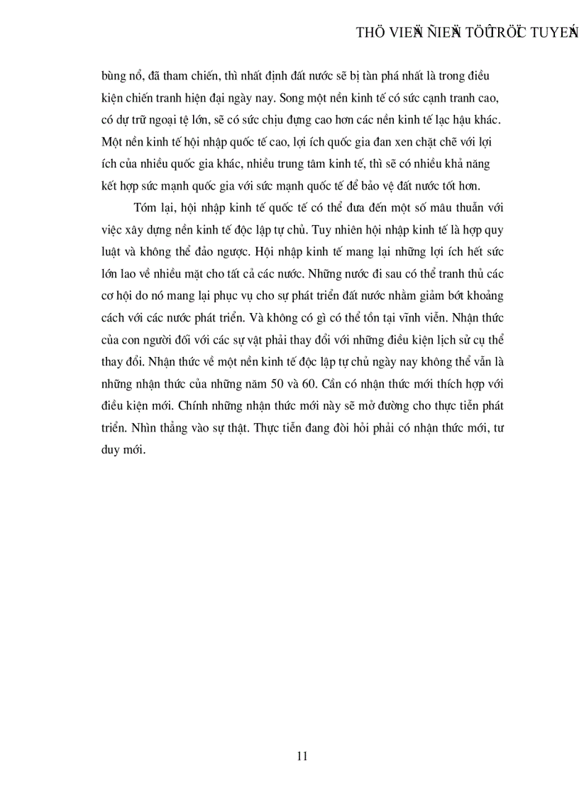 image for page Phép biện chứng về mâu thuẫn và việc phân tích mâu thuẫn giữa xây dựng kinh tế độc lập tự chủ với hội nhập kinh tế quốc tế