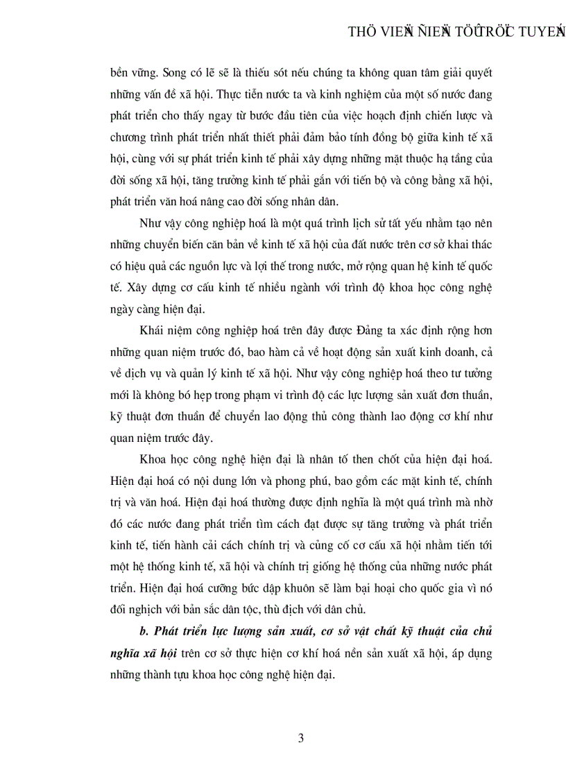 image for page Cơ sở lý luận triết học của đường lối công nghiệp hóa hiện đại hoá ở Việt Nam trong thời kỳ quá độ