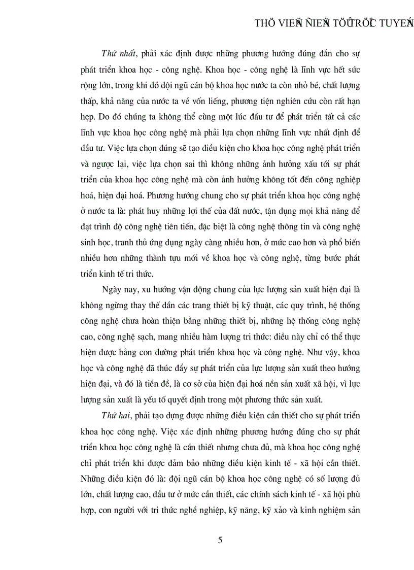 image for page Cơ sở lý luận triết học của đường lối công nghiệp hóa hiện đại hoá ở Việt Nam trong thời kỳ quá độ