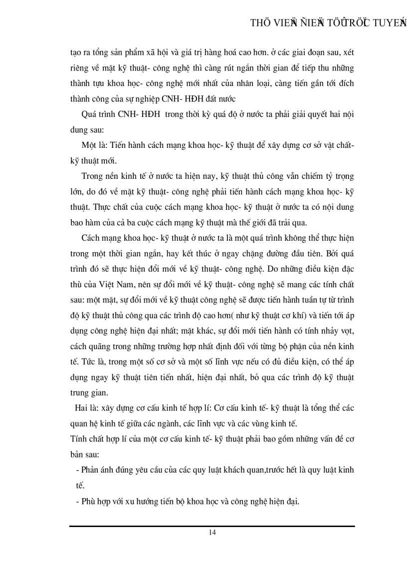 image for page Công nghiệp hoá Hiện đại hoá và vai trò của nó trong sự nghiệp xây dựng CNXH ở nước ta hiện nay