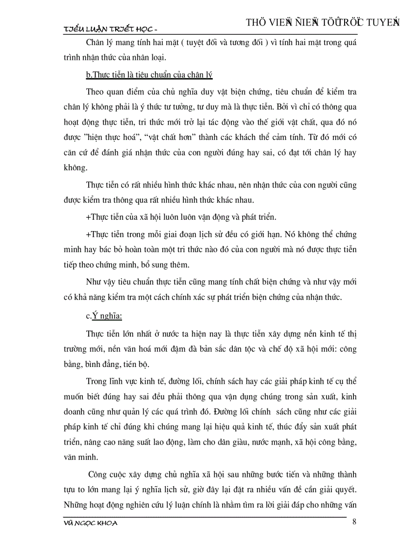 image for page Trong thời kỳ đổi mới chúng ta khẳng định phải đổi mới tư duy lý luận trước khi đổi mới thực tiễn Anh hay vận dụng những tư tưởng cơ bản của triết học Macxit để giải thích cho l