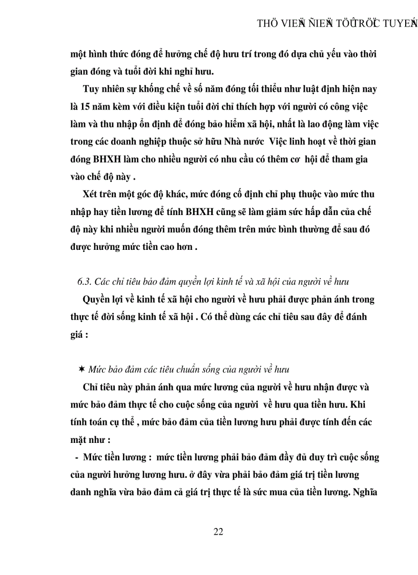 image for page Thực trạng và giải pháp về chế độ bảo hiểm xã hội hưu trí tại Việt Nam