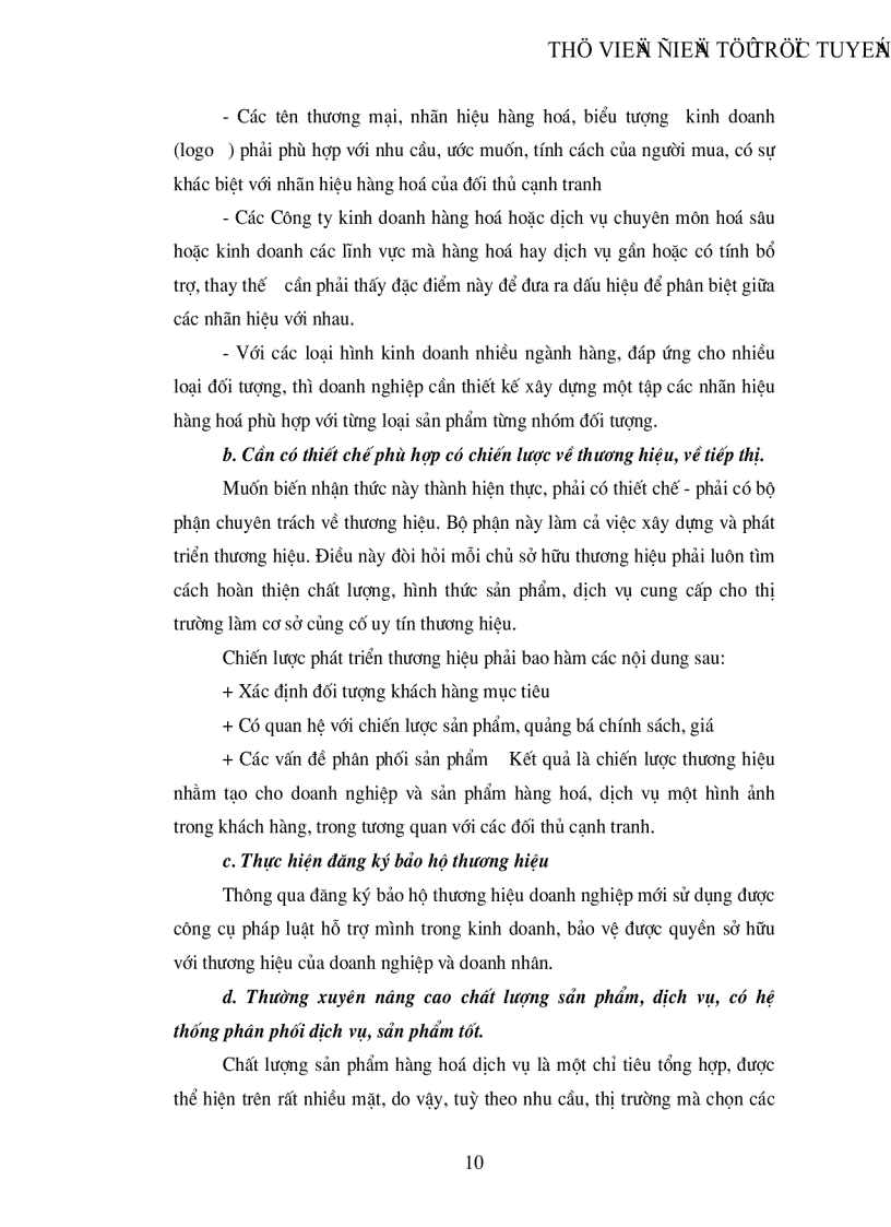 image for page Thực tiễn áp dụng cặp phạm trù Nội dung hình thức trong vấn đề thương hiệu trong nền kinh tế thị trường định hướng XHCN ở Việt Nam Thực trạng và giải pháp