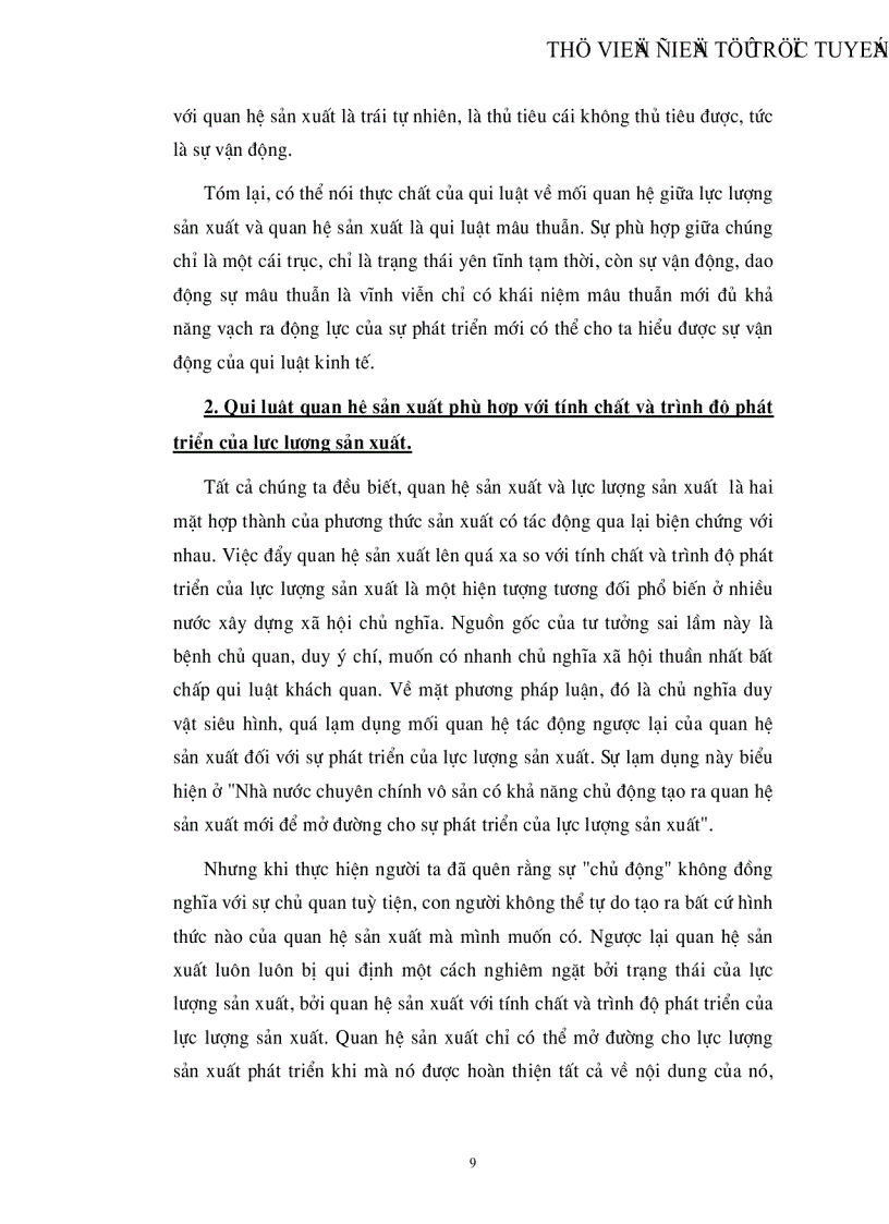 image for page Quan hệ biện chứng giữa lực lượng sản xuất và quan hệ sản xuất Sự vận dụng của Đảng ta trong đường lối đổi mới ở Việt Nam