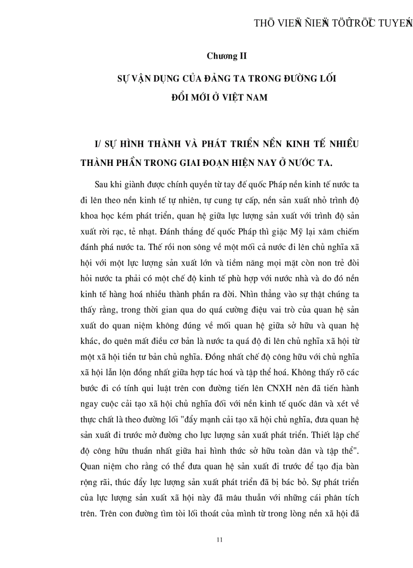 image for page Quan hệ biện chứng giữa lực lượng sản xuất và quan hệ sản xuất Sự vận dụng của Đảng ta trong đường lối đổi mới ở Việt Nam