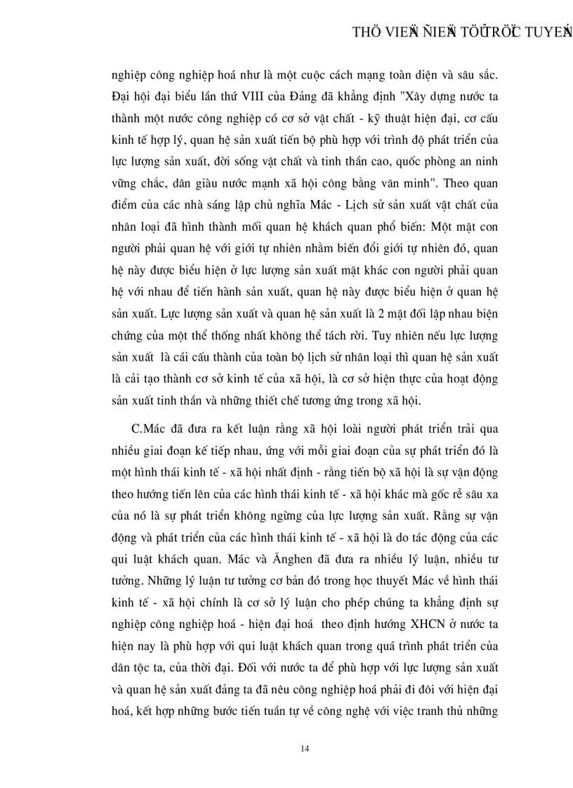 image for page Quan hệ biện chứng giữa lực lượng sản xuất và quan hệ sản xuất Sự vận dụng của Đảng ta trong đường lối đổi mới ở Việt Nam