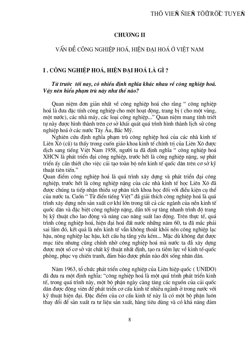 image for page Vai trò của con người trong đời sống xã hội đặc biệt trong quá trình sản xuất xã hội Vấn đề công nghiệp hoá hiện đại hoá ở Việt Nam
