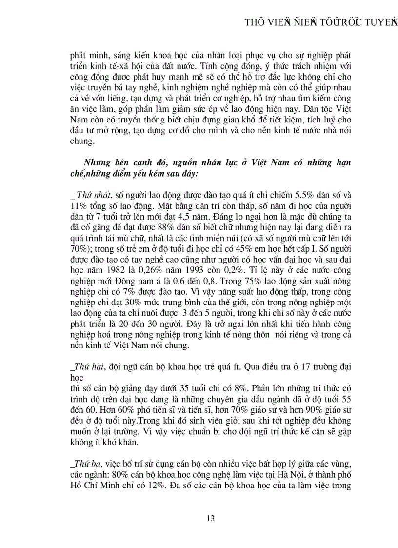 image for page Vai trò của con người trong đời sống xã hội đặc biệt trong quá trình sản xuất xã hội Vấn đề công nghiệp hoá hiện đại hoá ở Việt Nam