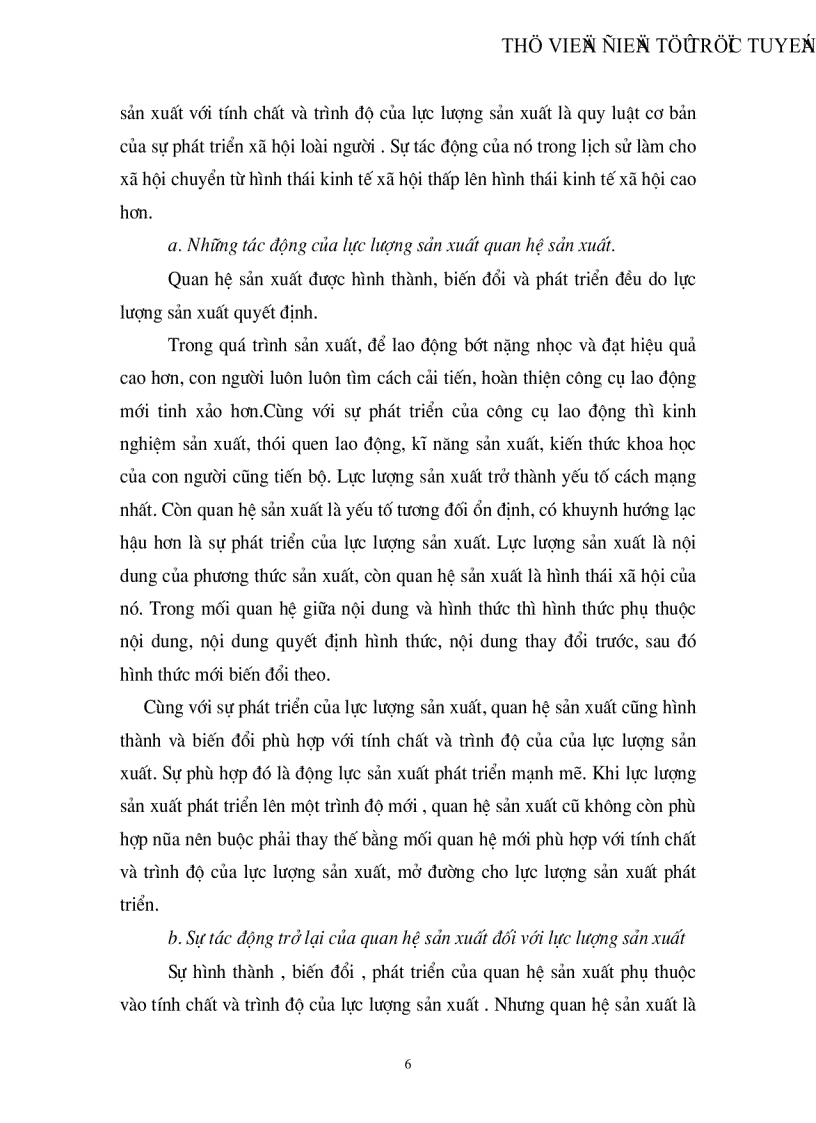 image for page Mối quan hệ biện chứng giữa lực lượng sản xuất và quan hệ sản xuất trong thời kỳ quá độ lên Chủ nghĩa xã hội ở Viêt Nam