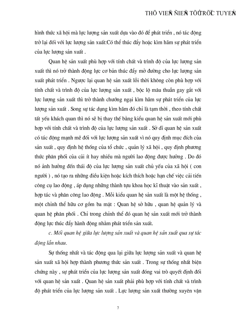 image for page Mối quan hệ biện chứng giữa lực lượng sản xuất và quan hệ sản xuất trong thời kỳ quá độ lên Chủ nghĩa xã hội ở Viêt Nam