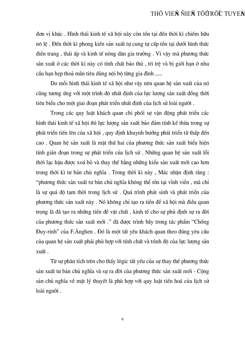 image for page Mối quan hệ biện chứng giữa lực lượng sản xuất và quan hệ sản xuất trong thời kỳ quá độ lên Chủ nghĩa xã hội ở Viêt Nam