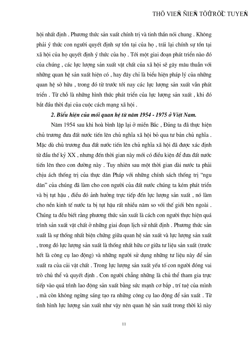 image for page Mối quan hệ biện chứng giữa lực lượng sản xuất và quan hệ sản xuất trong thời kỳ quá độ lên Chủ nghĩa xã hội ở Viêt Nam