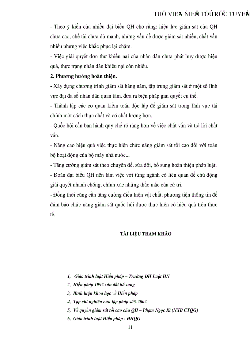 image for page Quyền giám sát tối cao của Quốc hội và sự phát triển của nó trong 4 bản Hiến pháp của nước ta