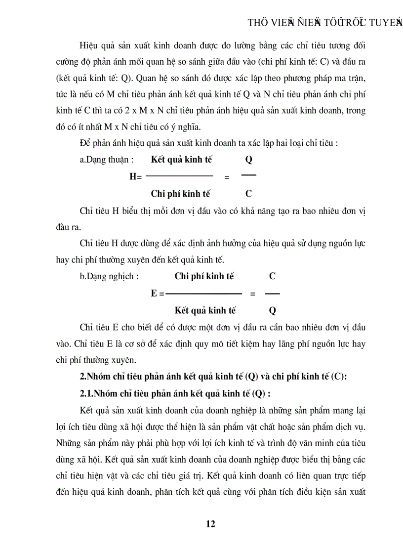 image for page Sử dụng phương pháp thống kê trong việc đánh giá hiệu quả sản xuất kinh doanh của doanh nghiệp