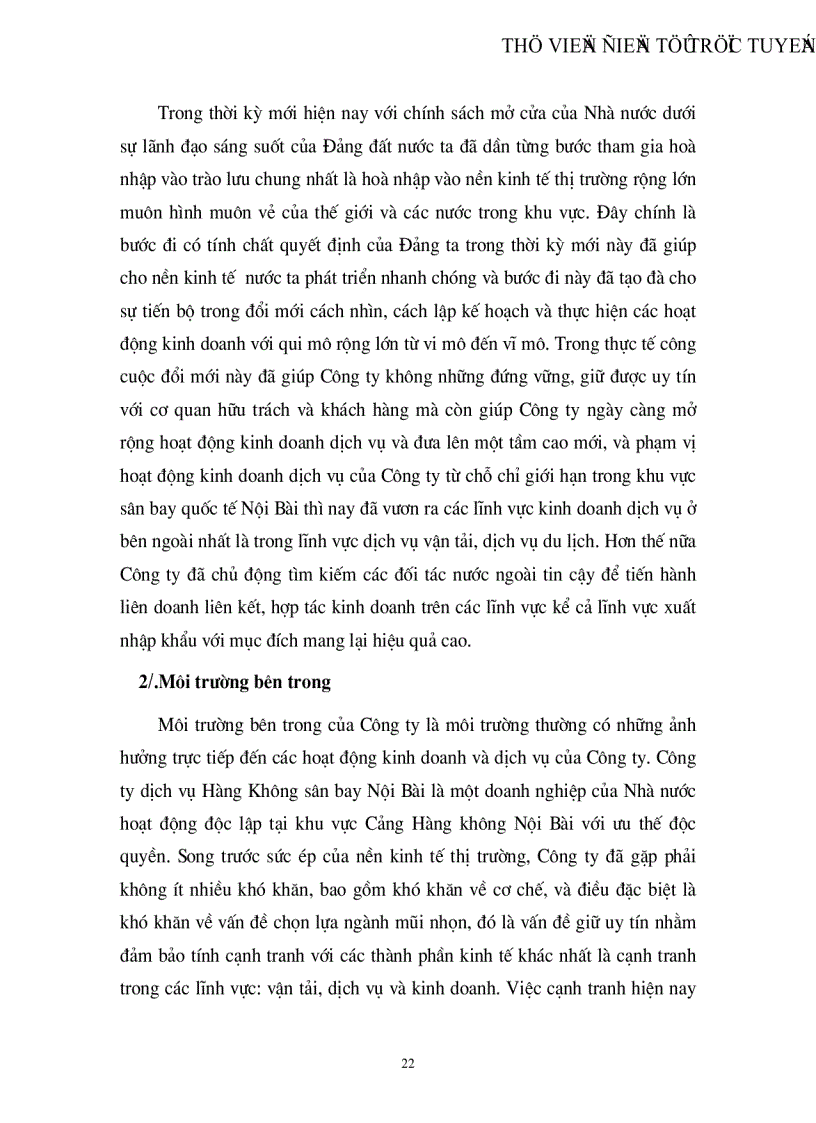 image for page Phân tích hoạt động sản xuất kinh doanh của công ty dịch vụ Hàng Không sân bay Nội Bài