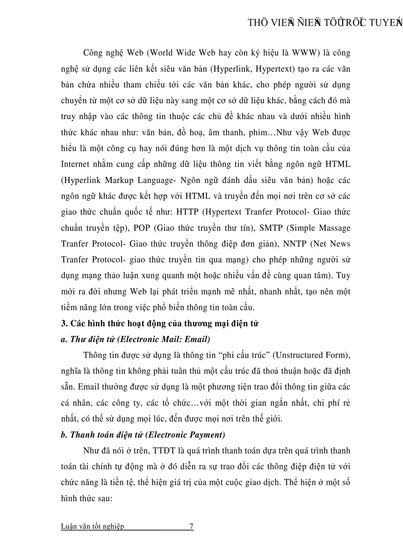 image for page Một số giải pháp phát triển hoạt động bán hàng bằng hình thức thương mại điện tử ở Việt Nam